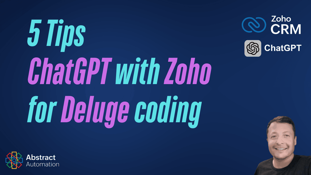 Using ChatGPT to Write Deluge Code for Zoho CRM